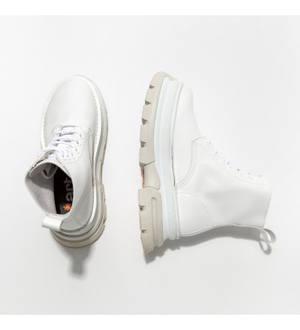 Art Leather ankle boots 1646 Art Core 2 white -platform height: 6.5cm