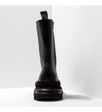 Art 1647 Stivali in pelle nera Art Core 2 -altezza piattaforma: 6,5 cm-