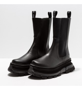 Art Leather boots 1648 Art Core 2 black -platform height: 6.5cm