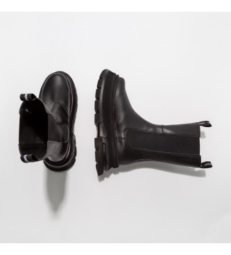 Art Leather boots 1648 Art Core 2 black -platform height: 6.5cm