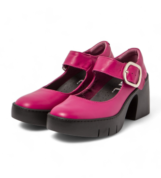 Art Leren schoenen 1653 roze