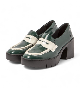 Art Mocassins em pele 1654 verde