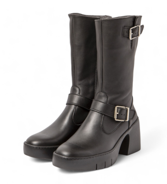 Art Bottes en cuir 1657 noir