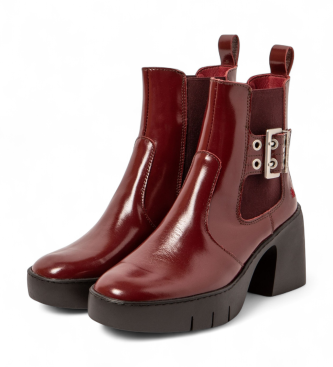 Art Leather Ankle Boots 1658 Sofia burgundy