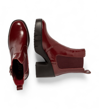 Art Leather Ankle Boots 1658 Sofia burgundy