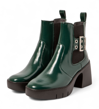 Art Bottines en cuir 1658 Nappa vert