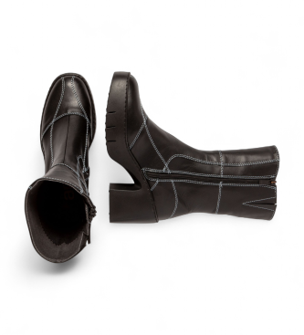 Art Botas de Piel 1659 Sofia negro