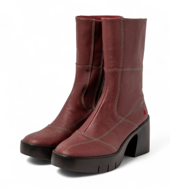 Art Botas de Piel 1659 Sofia burdeos