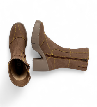 Art Botas de Piel 1659 Sofia taupe
