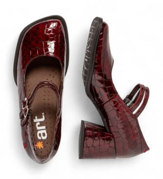 Art Lederschuhe 1704 Verona burgunderrot