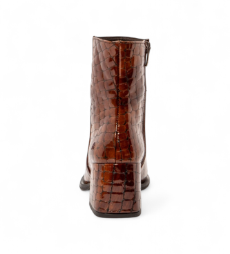Art Leder-Stiefeletten 1706 Verona braun
