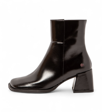 Art Lederstiefeletten 1706 Verona schwarz