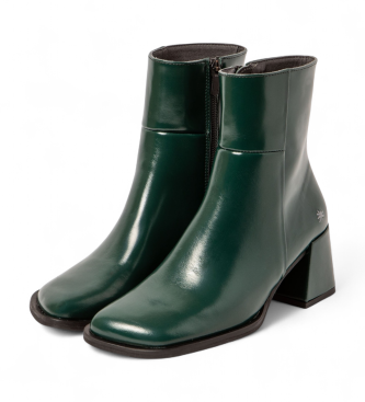 Art Leder-Stiefeletten 1706 Verona grn
