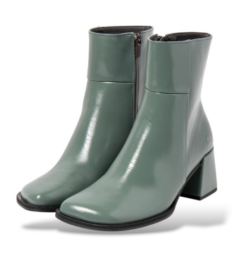 Art Lederstiefeletten 1706 Verona grün