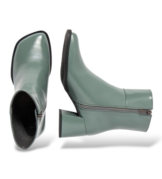 Art Lederstiefeletten 1706 Verona grün