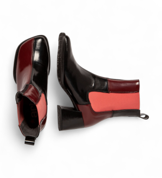 Art Leder-Stiefeletten 1707 Verona kastanienbraun