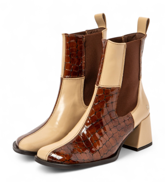 Art Bottines en cuir 1707 multicolore