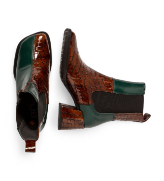 Art Bottines en cuir 1707 Verona vert