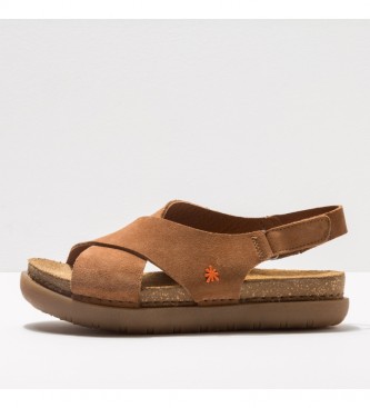 Art Brown leather sandals 1710 Rhodes