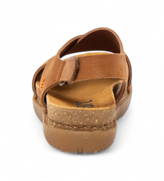 Art Skórzane sandały 1710S Rhodes brązowe