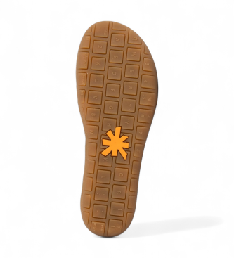 Art Skórzane sandały 1710S Rhodes brązowe