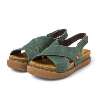 Art Leather sandals 1710S Rhodes green