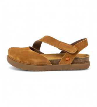 Art Brown leather sandals 1712S Rhodes