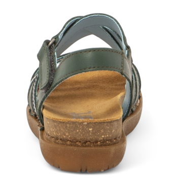 Art Leather sandals 1714 Rhodes green