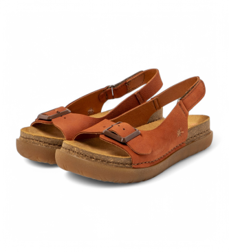 Art Sandales en cuir 1719 Rhodes orange