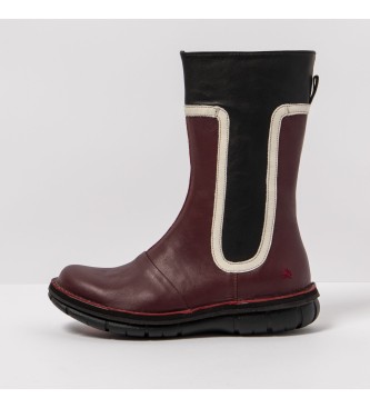 Art Leather Ankle Boots 1737 Misano maroon