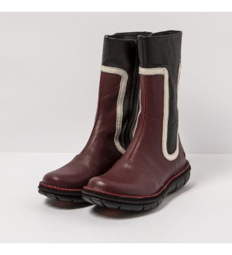 Art Leather Ankle Boots 1737 Misano maroon