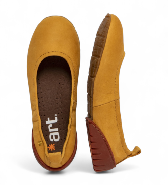 Art 1740 ballerine in pelle marrone