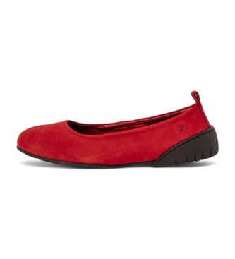 Art 1740 Nantes red leather slippers