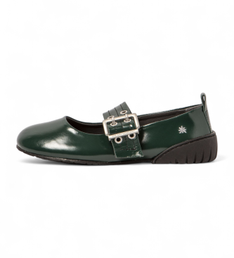 Art 1742 mocassini in pelle verde