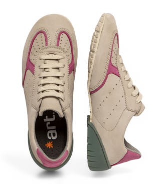 Art Leather trainers 1744 Nantes beige