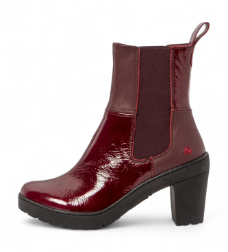 Art Leather Ankle Boots 1762 Travel maroon