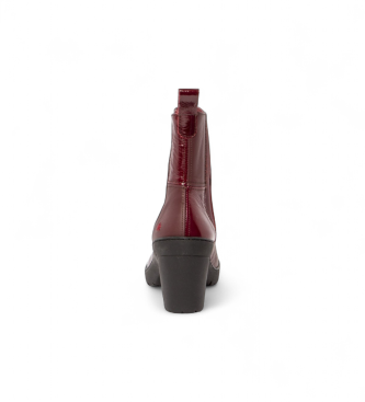 Art Leather Ankle Boots 1762 Travel maroon