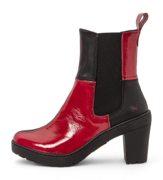 Art Botins em pele 1762 vermelho