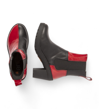 Art Lederstiefeletten 1762 rot