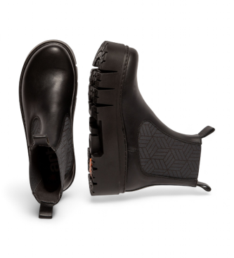 Art Leder-Stiefeletten 1766 Leeds schwarz