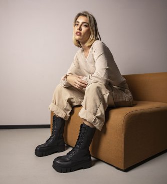 Art Bottes en cuir 1768 Leeds noir