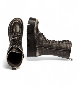 Art Lederstiefel 1768 Leeds schwarz