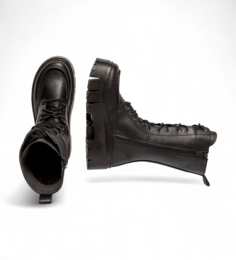 Art Lederstiefel 1768 Leeds schwarz