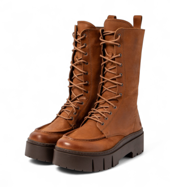 Art Lederstiefel 1768 Leeds braun
