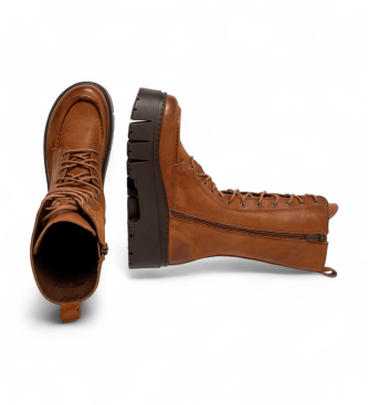 Art Lederstiefel 1768 Leeds braun