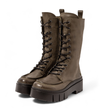 Art Lederstiefel 1768 Leeds dunkelgrn