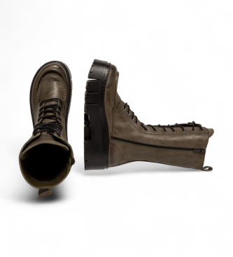 Art Lederstiefel 1768 Leeds dunkelgrn