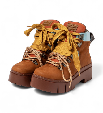 Art Leather Ankle Boots 1769 Leeds brown