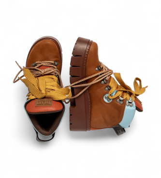 Art Leather Ankle Boots 1769 Leeds brown