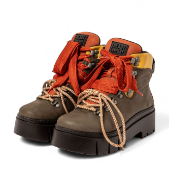 Art Leder-Stiefeletten 1769 Leeds braun